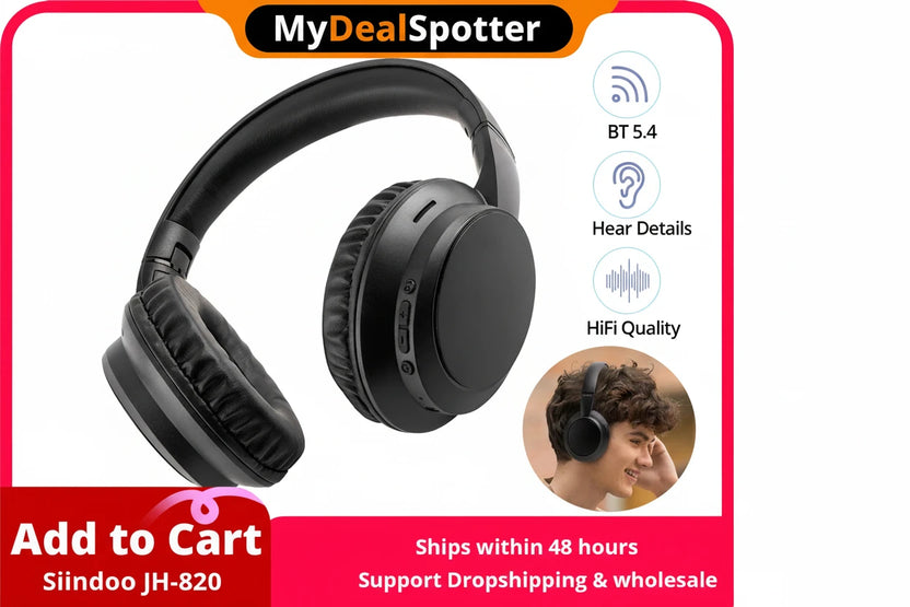Titel: Premium Audio & Style Bundle – Bluetooth Kopfhörer + Vintage Armband