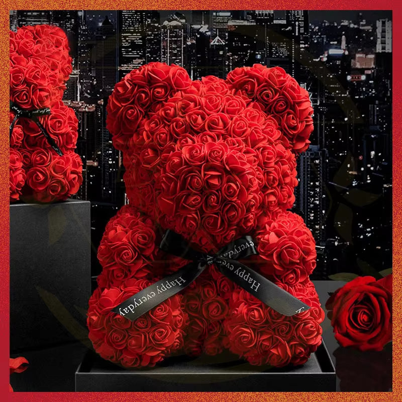 Valentinstag Geschenk Rosen-Teddy groß"