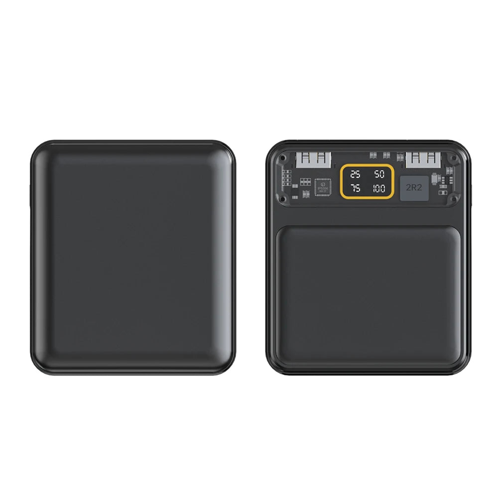 DIY Powerbank-Gehäuse für 3x 18650 Batterien – Dual USB, Transparent Design